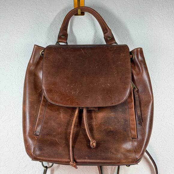 Women's Rachel Roy Leather Backpack Purse with Magnetic Front Closure - Picture 1 of 8